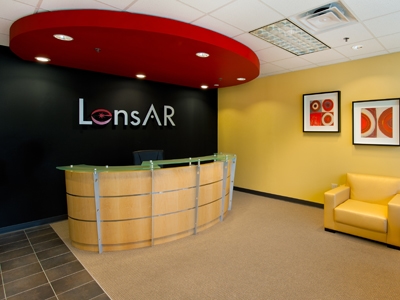 Reception Desk at LensAR