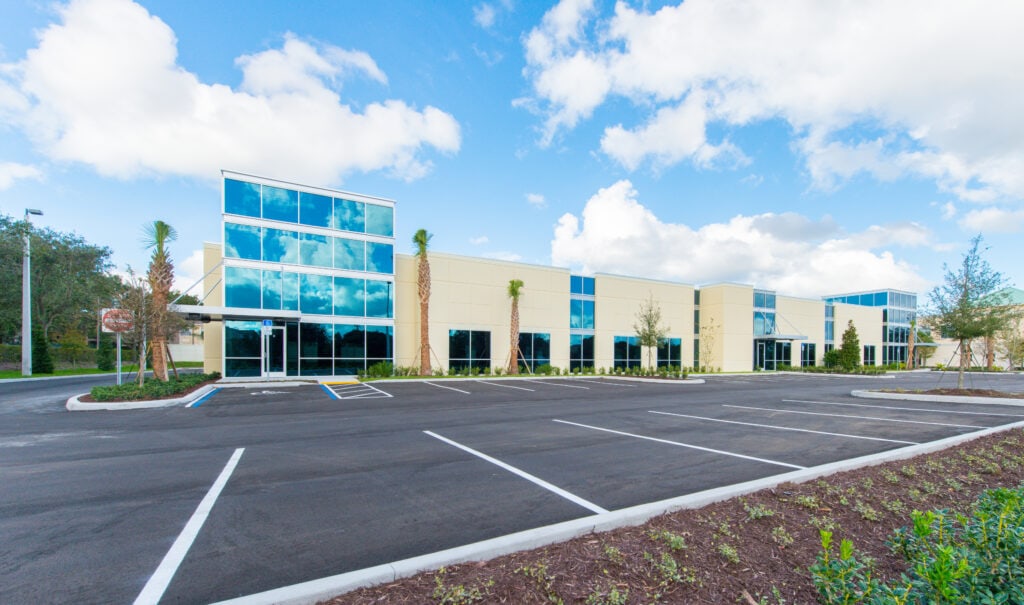 Front Entrance at Challenger One Located in Central Florida Research Park